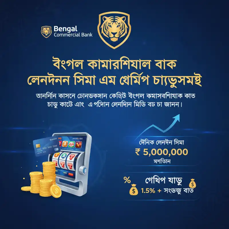 বেঙ্গল কমার্শিয়াল ব্যাংক লেনদেনের সীমা